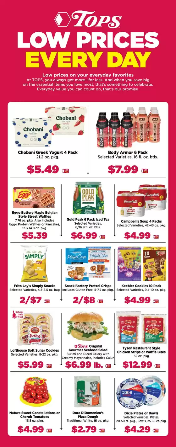 Tops catalogue in Buffalo NY | Tops Low Prices Every Day | 2026-09-06T00:00:00.000Z - 2026-09-12T00:00:00.000Z