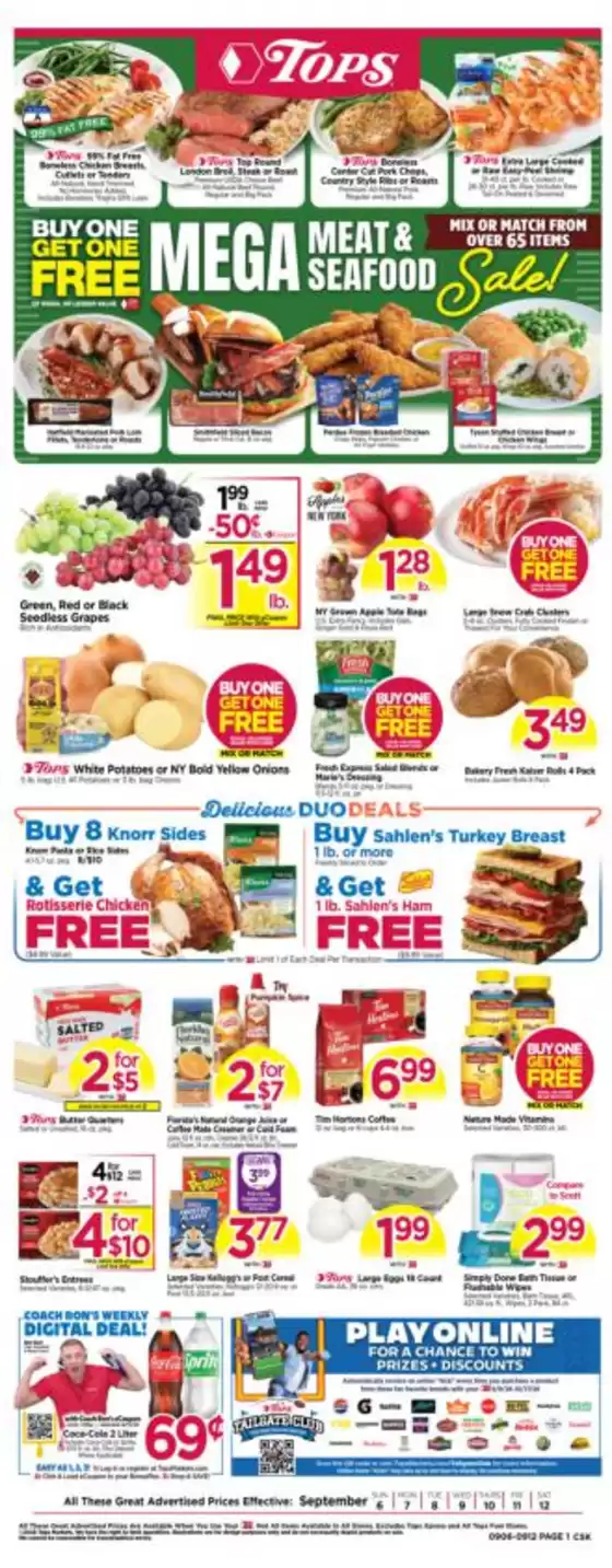 Tops catalogue in Schaghticoke NY | Discounts and promotions | 2026-09-06T00:00:00.000Z - 2026-09-12T00:00:00.000Z