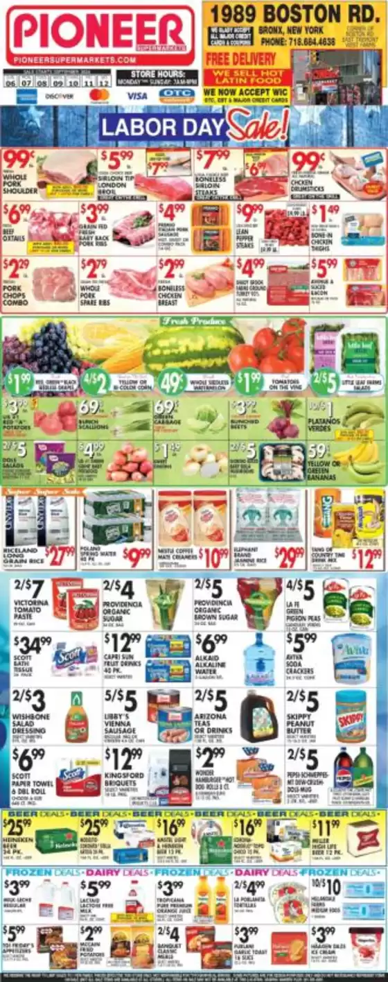Pioneer Supermarkets catalogue in Glen Cove NY | Our best offers for you | 2026-09-06T00:00:00.000Z - 2026-09-12T00:00:00.000Z