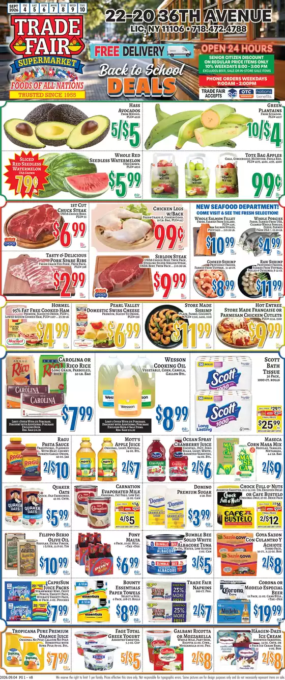 Trade Fair Supermarket catalogue | Our best offers for you | 2026-09-04T00:00:00.000Z - 2026-09-10T00:00:00.000Z