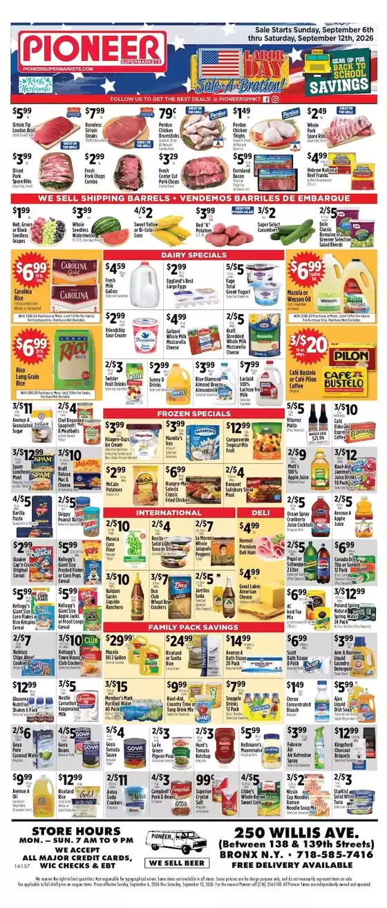Pioneer Supermarkets catalogue | Current deals and offers | 2026-09-06T00:00:00.000Z - 2026-09-12T00:00:00.000Z