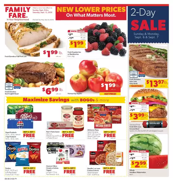 Family Fare catalogue | Top deals and discounts | 2026-09-06T00:00:00.000Z - 2026-09-12T00:00:00.000Z