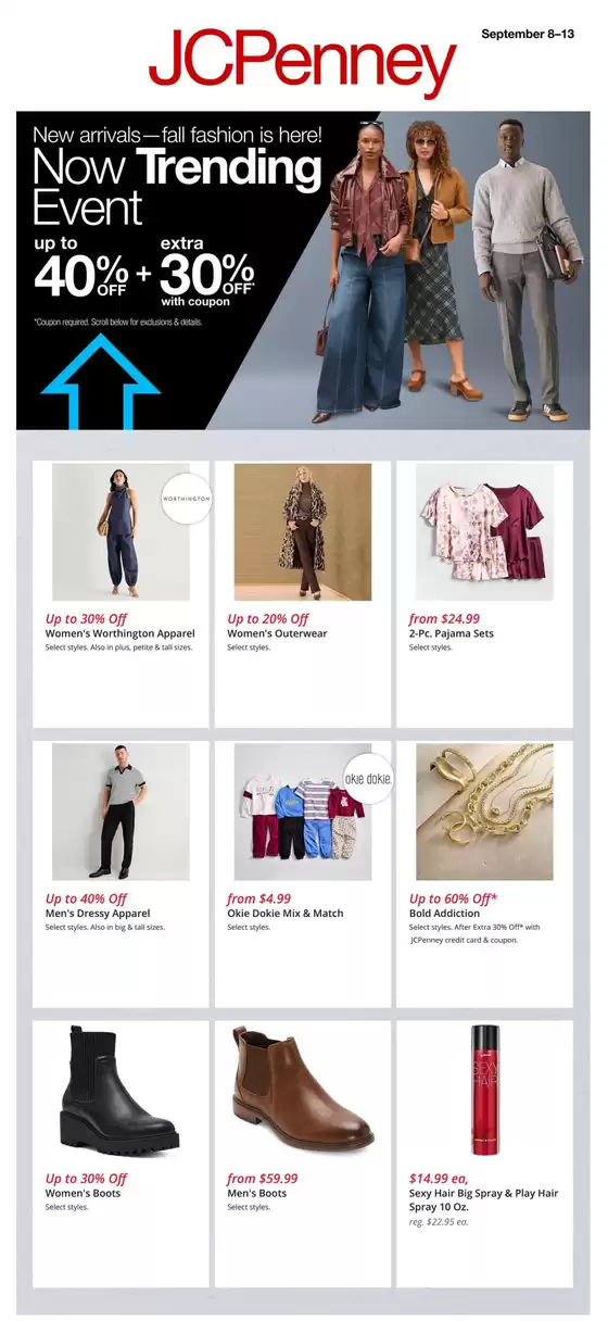JC Penney catalogue in Saint James City FL | Store Ads | 2026-09-08T00:00:00.000Z - 2026-09-13T00:00:00.000Z
