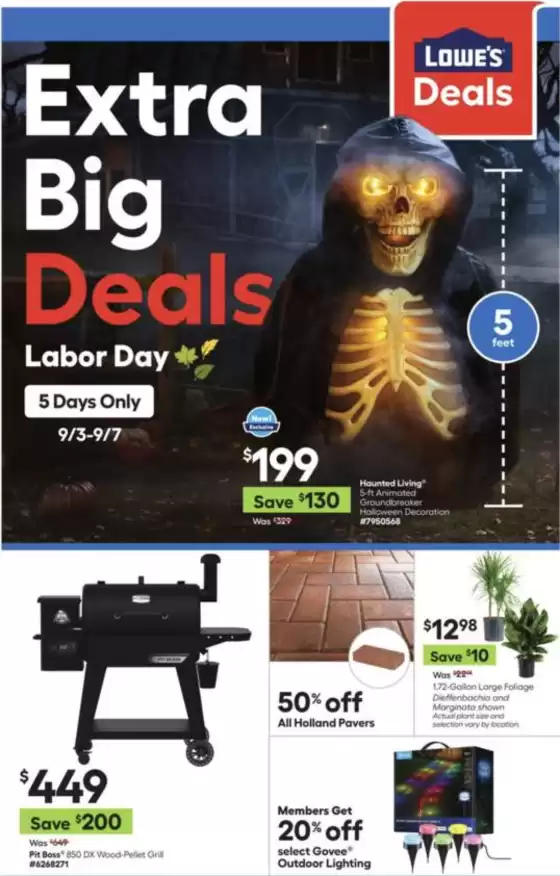 Lowe's catalogue | Special offers for you | 2026-09-03T00:00:00.000Z - 2026-09-07T00:00:00.000Z