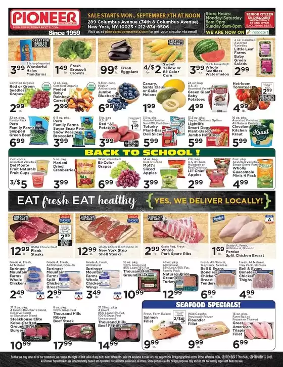 Pioneer Supermarkets catalogue | Pioneer Supermarkets weekly ad | 2026-09-07T00:00:00.000Z - 2026-09-13T00:00:00.000Z