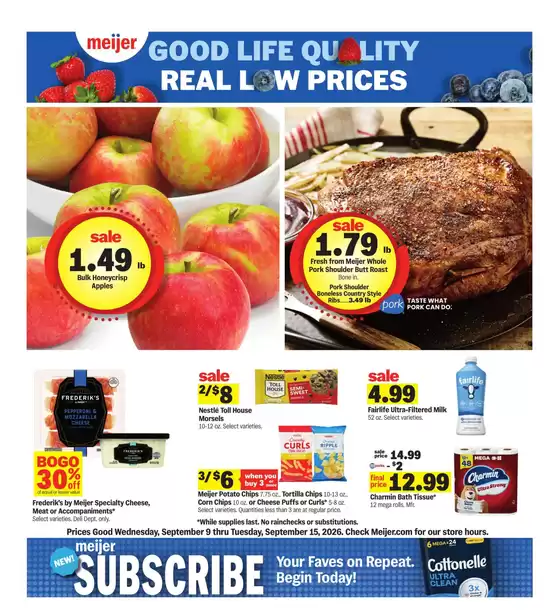 Meijer catalogue in Minooka IL | Our best offers for you | 2026-09-09T00:00:00.000Z - 2026-09-15T00:00:00.000Z