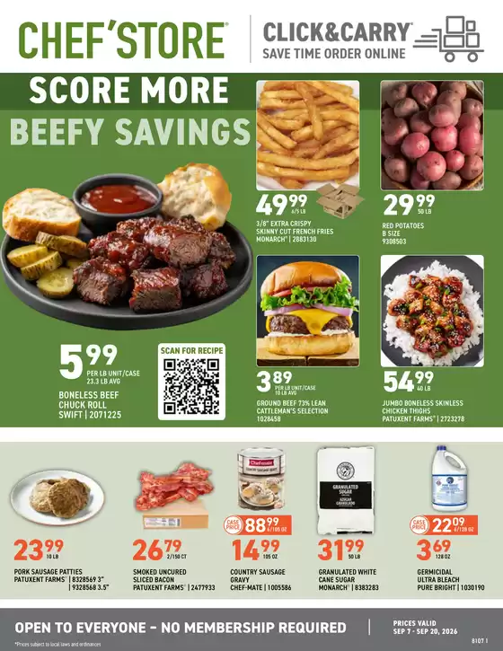Chef'Store catalogue | Discover attractive offers | 2026-09-07T00:00:00.000Z - 2026-09-20T00:00:00.000Z