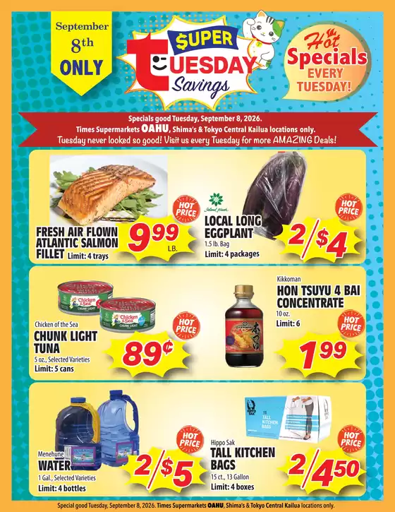 Times Supermarkets catalogue | Super Tuesday Savings | 2026-09-08T00:00:00.000Z - 2026-09-09T00:00:00.000Z