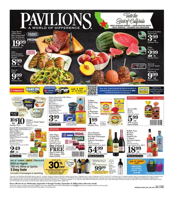 Pavilions catalogue in Chula Vista CA | Weekly Ad | 2026-09-09T00:00:00.000Z - 2026-09-15T00:00:00.000Z