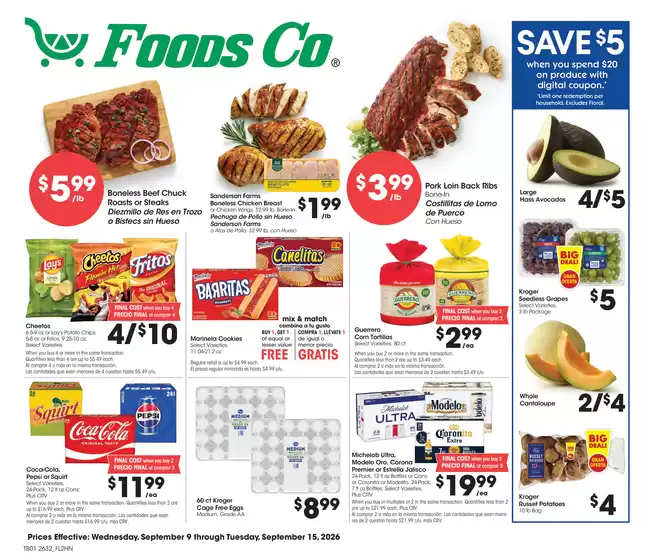 Foods Co catalogue in Lamont CA | Weekly Ad | 2026-09-09T00:00:00.000Z - 2026-09-15T00:00:00.000Z