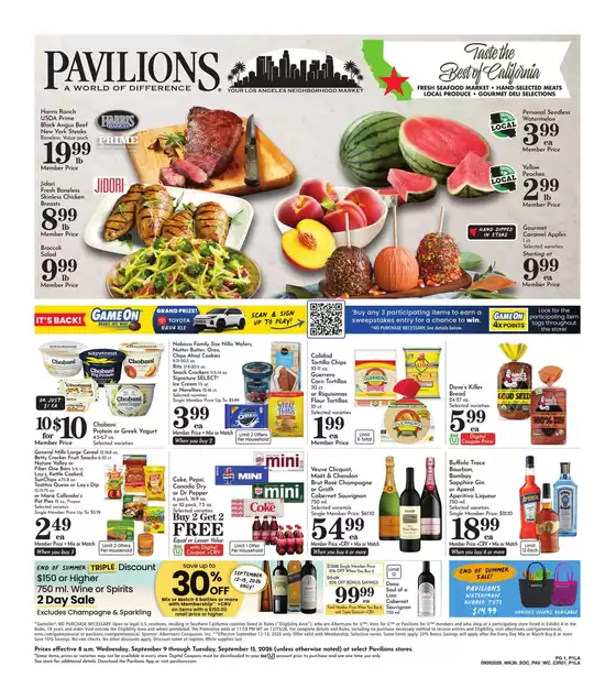 Pavilions catalogue in Sherman Oaks CA | Weekly Ad | 2026-09-09T00:00:00.000Z - 2026-09-15T00:00:00.000Z