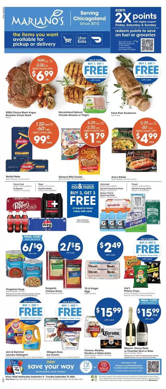 Mariano's catalogue in Richton Park IL | Weekly Ad | 2026-09-09T00:00:00.000Z - 2026-09-15T00:00:00.000Z