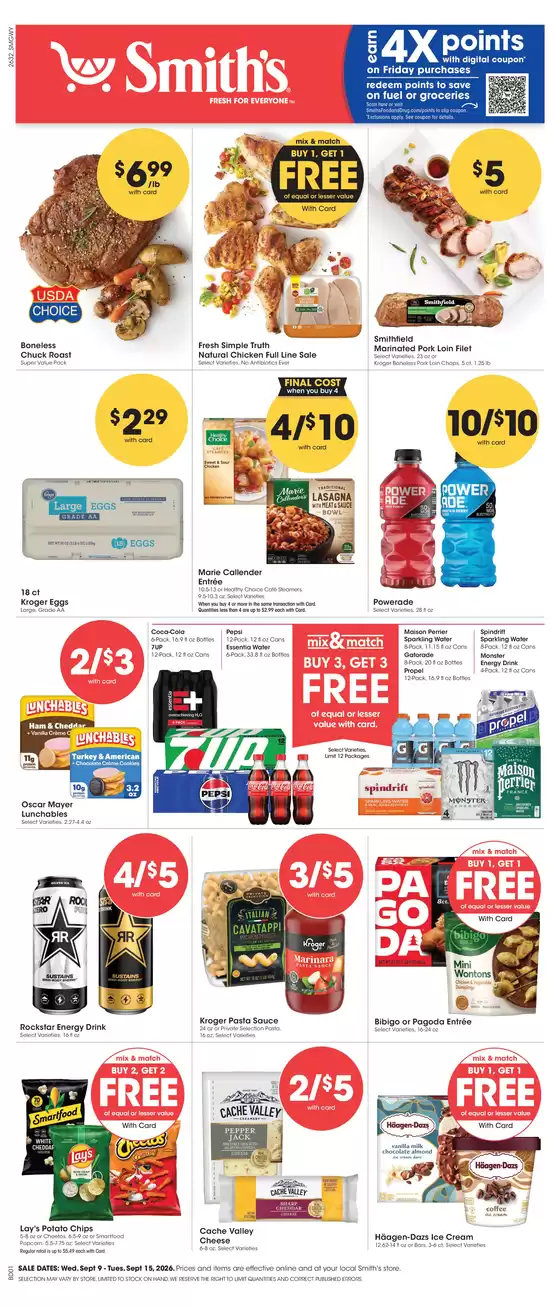 Smith's catalogue in Lake Havasu City AZ | Our best bargains | 2026-09-09T00:00:00.000Z - 2026-09-15T00:00:00.000Z