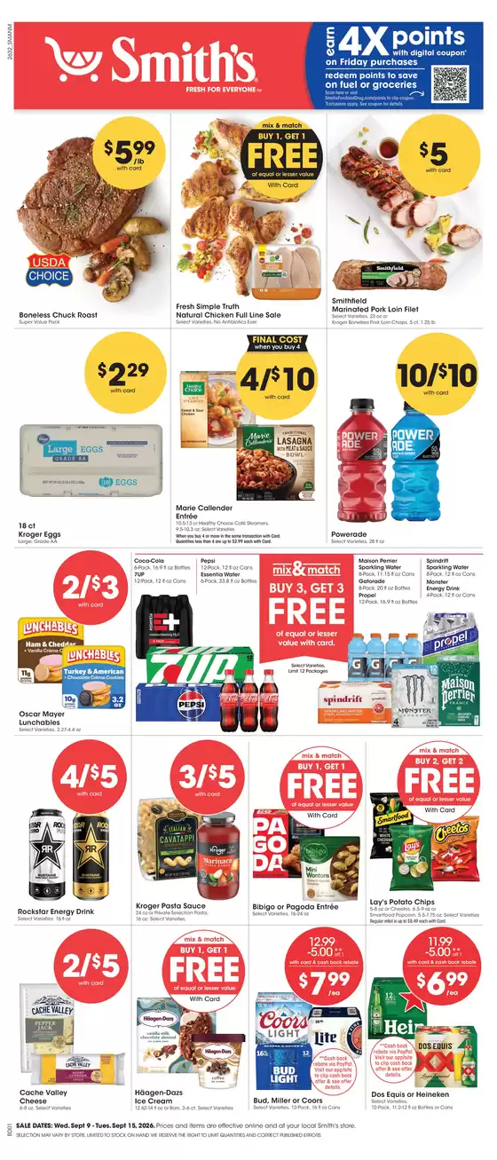 Smith's catalogue | Our best deals for you | 2026-09-09T00:00:00.000Z - 2026-09-15T00:00:00.000Z