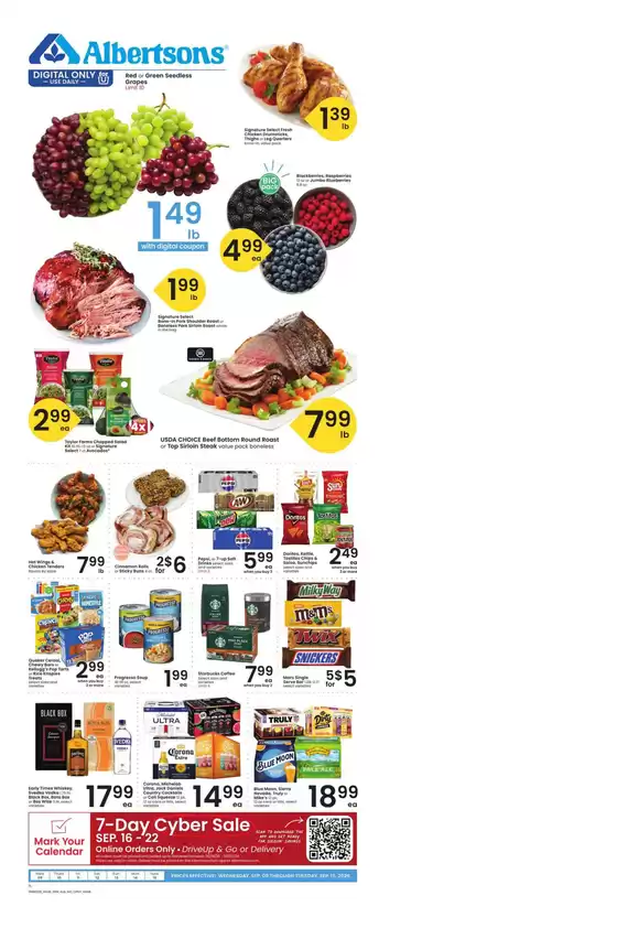 Albertsons catalogue | Our best deals for you | 2026-09-09T00:00:00.000Z - 2026-09-15T00:00:00.000Z