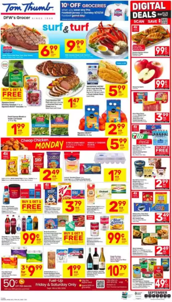 Tom Thumb catalogue | Our best bargains | 2026-09-09T00:00:00.000Z - 2026-09-15T00:00:00.000Z