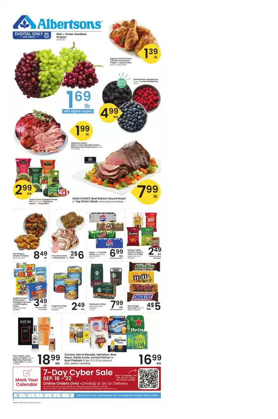 Albertsons catalogue | Great offer for all customers | 2026-09-09T00:00:00.000Z - 2026-09-15T00:00:00.000Z
