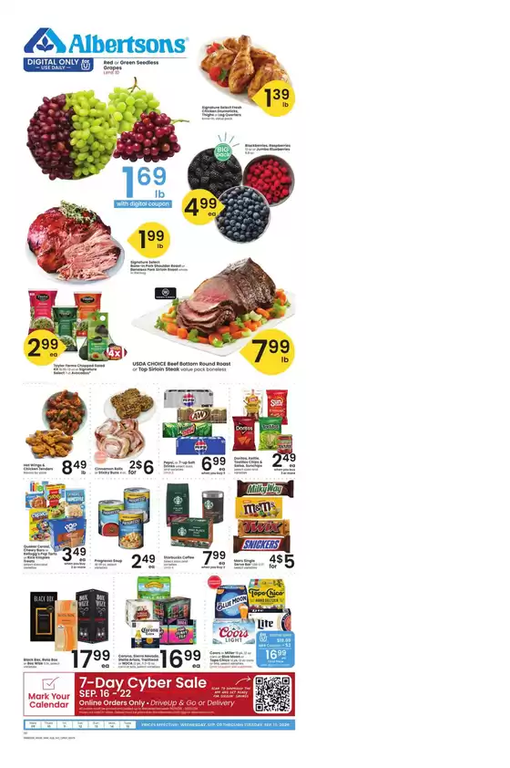 Albertsons catalogue | Special offers for you | 2026-09-09T00:00:00.000Z - 2026-09-15T00:00:00.000Z