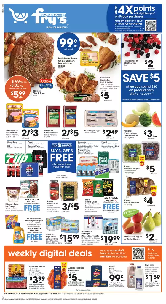 Fry's catalogue in Cave Creek AZ | Weekly Ad | 2026-09-09T00:00:00.000Z - 2026-09-15T00:00:00.000Z