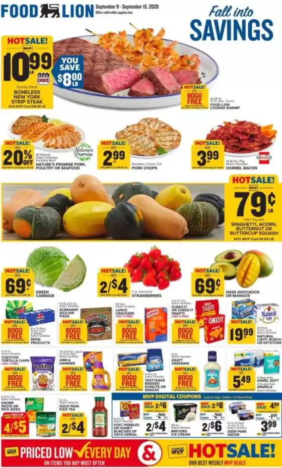 Food Lion catalogue in Sylvania GA | Current deals and offers | 2026-09-09T00:00:00.000Z - 2026-09-15T00:00:00.000Z