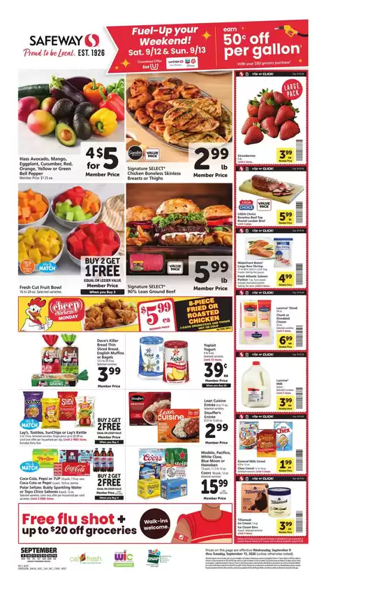 Safeway catalogue | Top deals for all customers | 2026-09-09T00:00:00.000Z - 2026-09-15T00:00:00.000Z