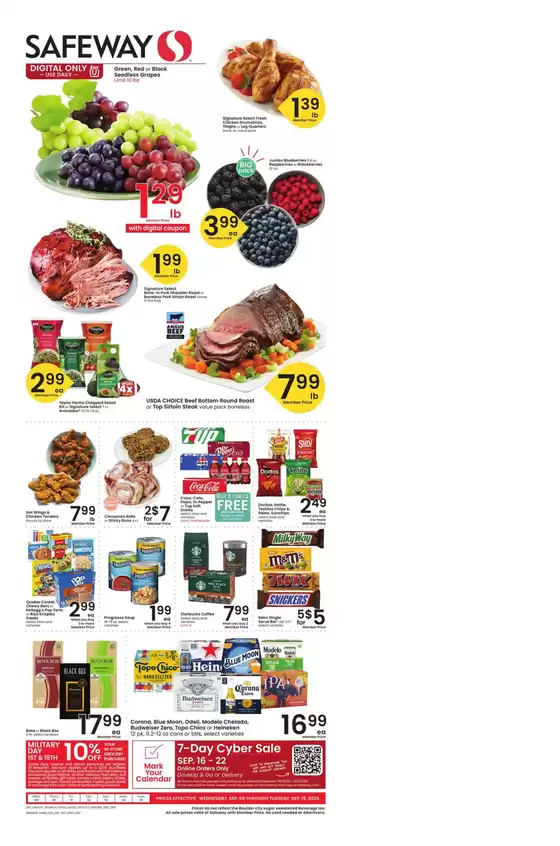 Safeway catalogue | Great offer for bargain hunters | 2026-09-09T00:00:00.000Z - 2026-09-15T00:00:00.000Z