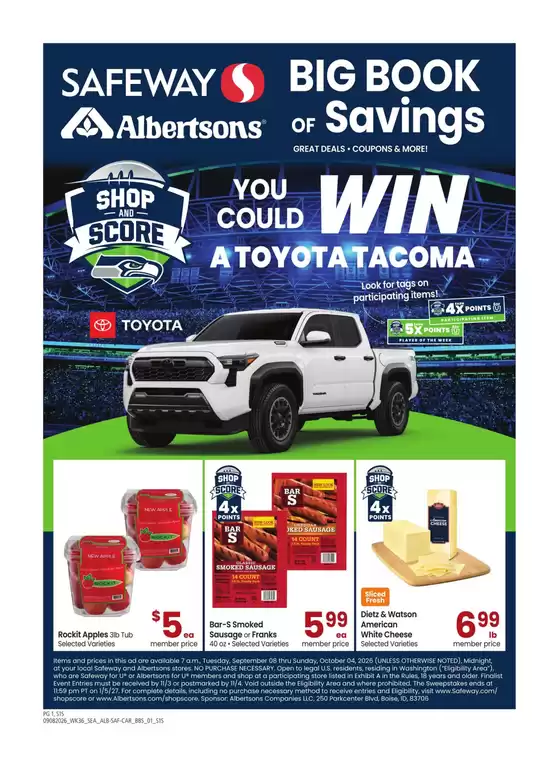 Safeway catalogue | Safeway - Seattle - BBS | 2026-09-08T00:00:00.000Z - 2026-10-04T00:00:00.000Z
