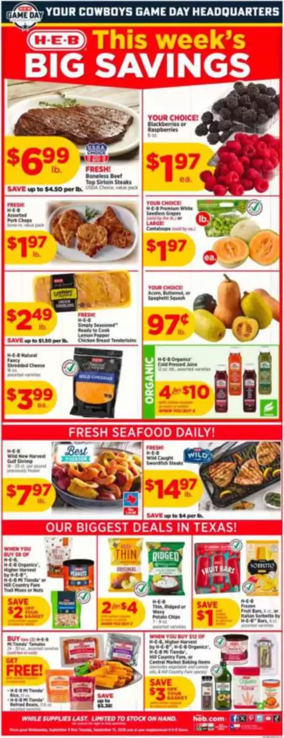 H-E-B catalogue | Weekly Ads H-E-B | 2026-09-09T00:00:00.000Z - 2026-09-15T00:00:00.000Z