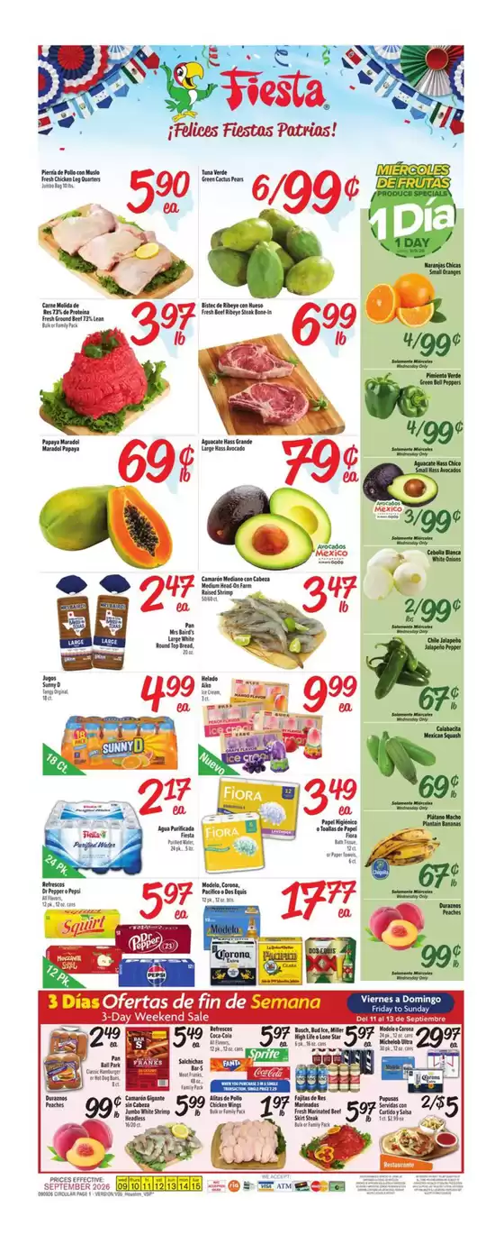 Fiesta Mart catalogue | Discounts and promotions | 2026-09-09T00:00:00.000Z - 2026-09-15T00:00:00.000Z