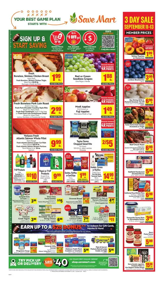 Save Mart catalogue in Angels Camp CA | Weekly | 2026-09-09T00:00:00.000Z - 2026-09-15T00:00:00.000Z