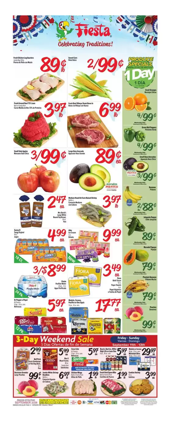 Fiesta Mart catalogue | Our best offers for you | 2026-09-09T00:00:00.000Z - 2026-09-15T00:00:00.000Z