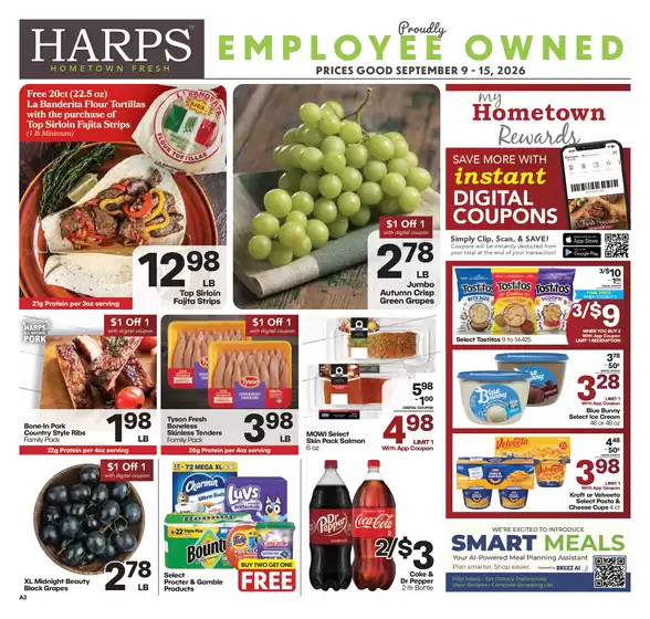 Harp's Market catalogue | Great discounts on selected products | 2026-09-09T00:00:00.000Z - 2026-09-15T00:00:00.000Z