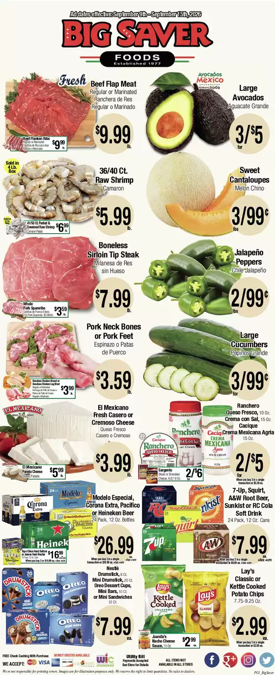 Big Saver Foods catalogue | Big Saver Foods Weekly Special | 2026-09-09T00:00:00.000Z - 2026-09-15T00:00:00.000Z