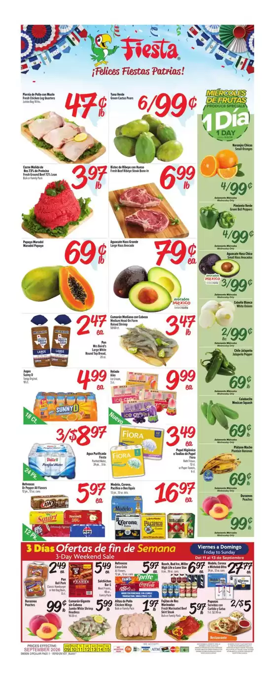 Fiesta Mart catalogue | Offers for bargain hunters | 2026-09-09T00:00:00.000Z - 2026-09-15T00:00:00.000Z