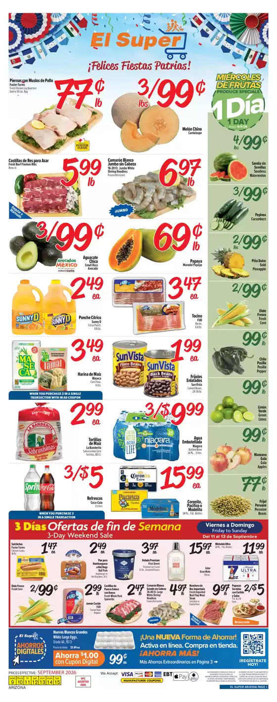 El Super catalogue | Our best offers for you | 2026-09-09T00:00:00.000Z - 2026-09-15T00:00:00.000Z