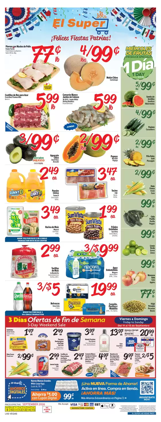 El Super catalogue | Exclusive bargains | 2026-09-09T00:00:00.000Z - 2026-09-15T00:00:00.000Z