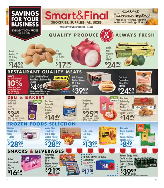 Smart & Final catalogue | Business & Club Savings (09/09/2026 - 09/22/2026) | 2026-09-09T00:00:00.000Z - 2026-09-22T00:00:00.000Z