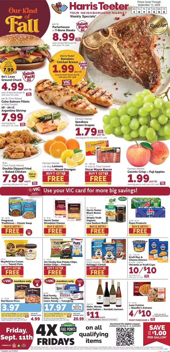 Harris Teeter catalogue in Marlow Heights MD | Top deals and discounts | 2026-09-09T00:00:00.000Z - 2026-09-15T00:00:00.000Z