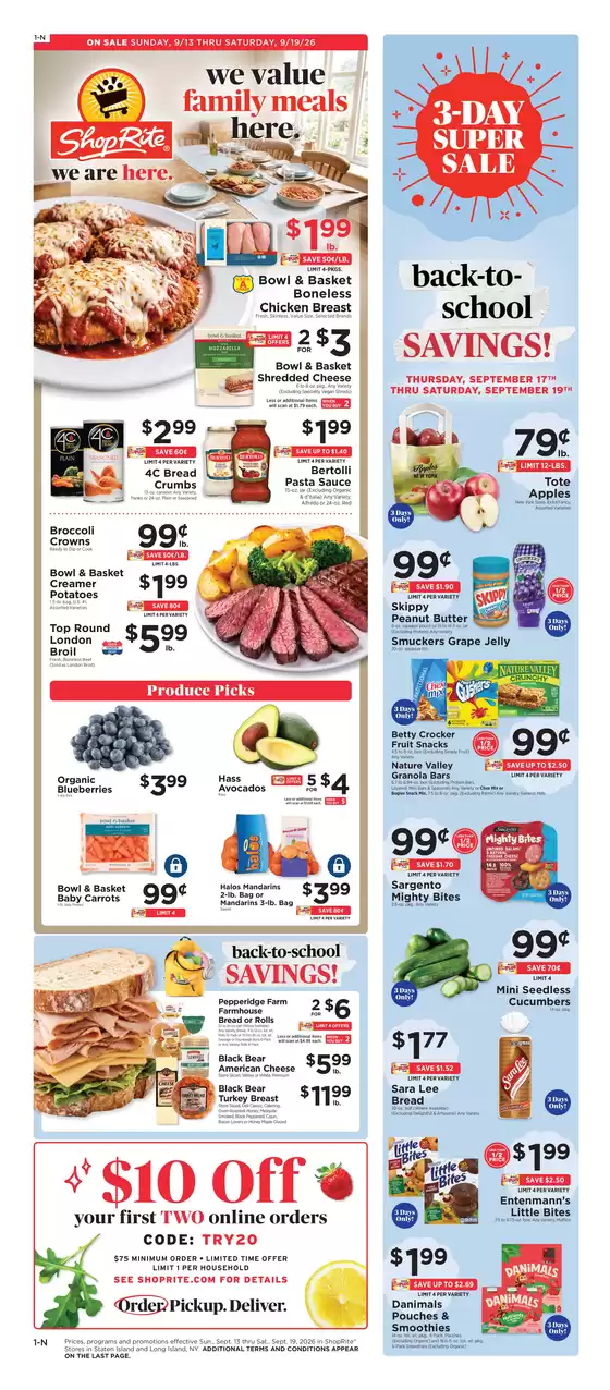 ShopRite catalogue in Wyncote PA | Top offers for all bargain hunters | 2026-09-10T00:00:00.000Z - 2026-09-19T00:00:00.000Z