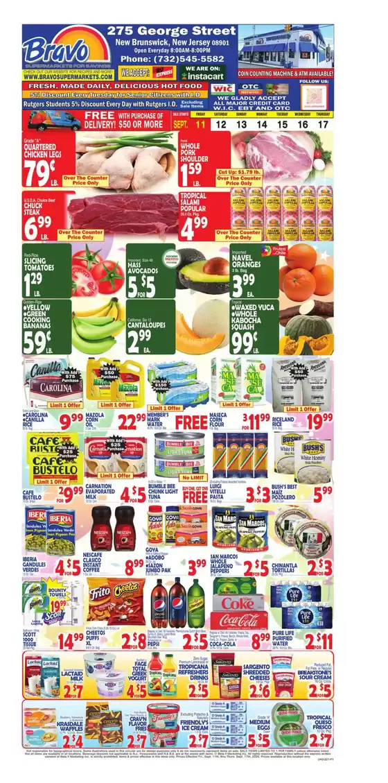 Bravo Supermarkets catalogue | Exclusive deals for our customers | 2026-09-11T00:00:00.000Z - 2026-09-17T00:00:00.000Z