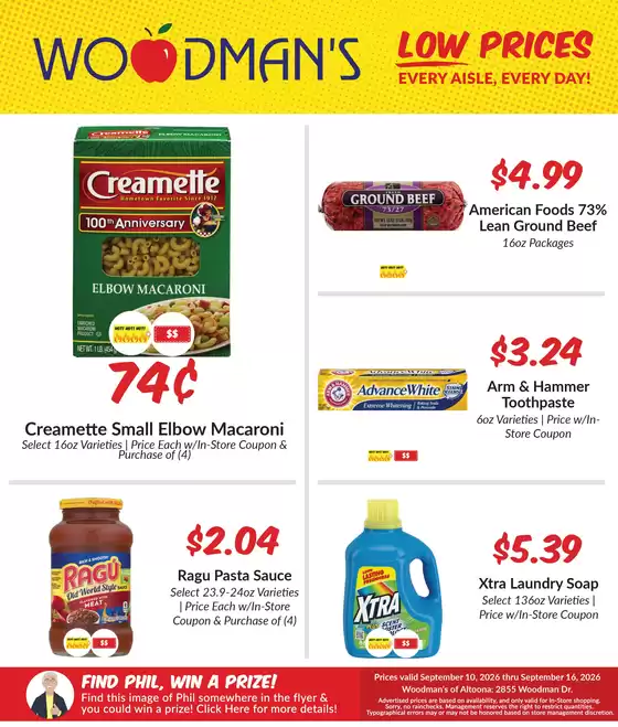 Woodman's catalogue | Woodman's weekly ad | 2026-09-10T00:00:00.000Z - 2026-09-16T00:00:00.000Z