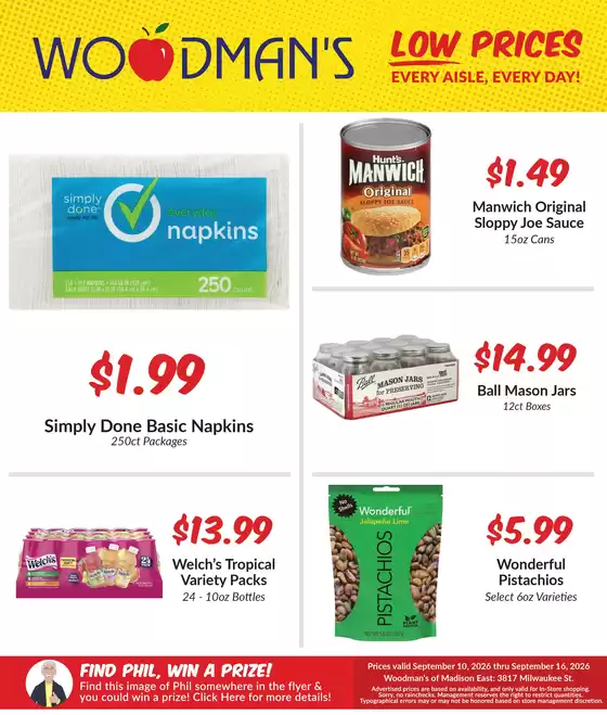Woodman's catalogue | Wide range of offers | 2026-09-10T00:00:00.000Z - 2026-09-16T00:00:00.000Z