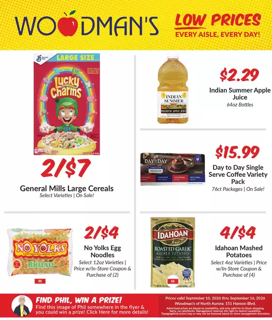 Woodman's catalogue | Discounts and promotions | 2026-09-10T00:00:00.000Z - 2026-09-16T00:00:00.000Z