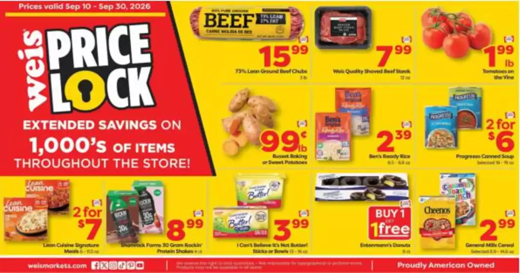 Weis Markets catalogue in Selbyville DE | Weekly Ads Weis Markets | 2026-09-10T00:00:00.000Z - 2026-09-30T00:00:00.000Z