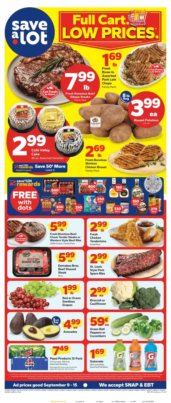 Save a Lot catalogue in Bridgeville DE | Exclusive bargains | 2026-09-09T00:00:00.000Z - 2026-09-15T00:00:00.000Z