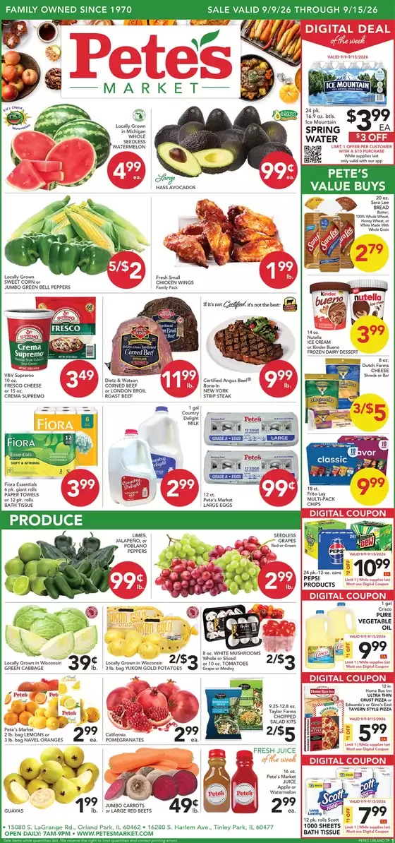 Pete's Fresh Market catalogue | New offers to discover | 2026-09-09T00:00:00.000Z - 2026-09-15T00:00:00.000Z