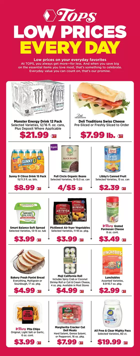 Tops catalogue in Dunkirk NY | Tops Low Prices Every Day | 2026-09-13T00:00:00.000Z - 2026-09-19T00:00:00.000Z