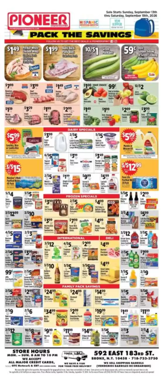 Pioneer Supermarkets catalogue in Hollis NY | Exclusive deals for our customers | 2026-09-13T00:00:00.000Z - 2026-09-19T00:00:00.000Z