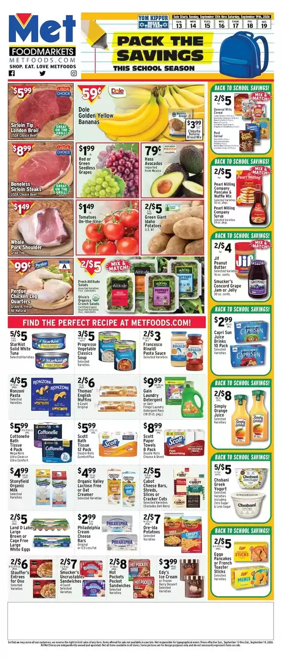 Met Foodmarkets catalogue in Hollis NY | Top deals and discounts | 2026-09-13T00:00:00.000Z - 2026-09-19T00:00:00.000Z