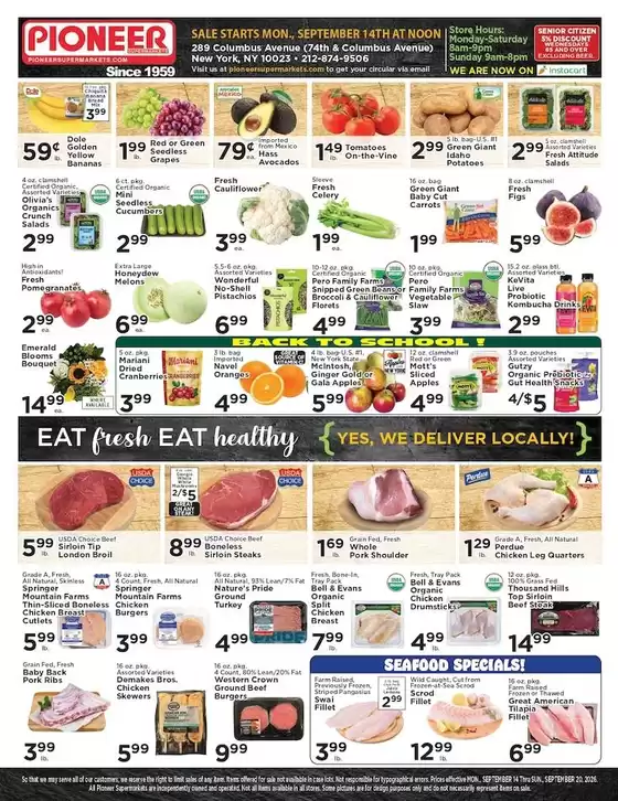 Pioneer Supermarkets catalogue | Pioneer Supermarkets weekly ad | 2026-09-14T00:00:00.000Z - 2026-09-20T00:00:00.000Z